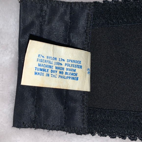 Bi-flex 340 Vintage 60’s Black Strapless Bra - Picture 5 of 5